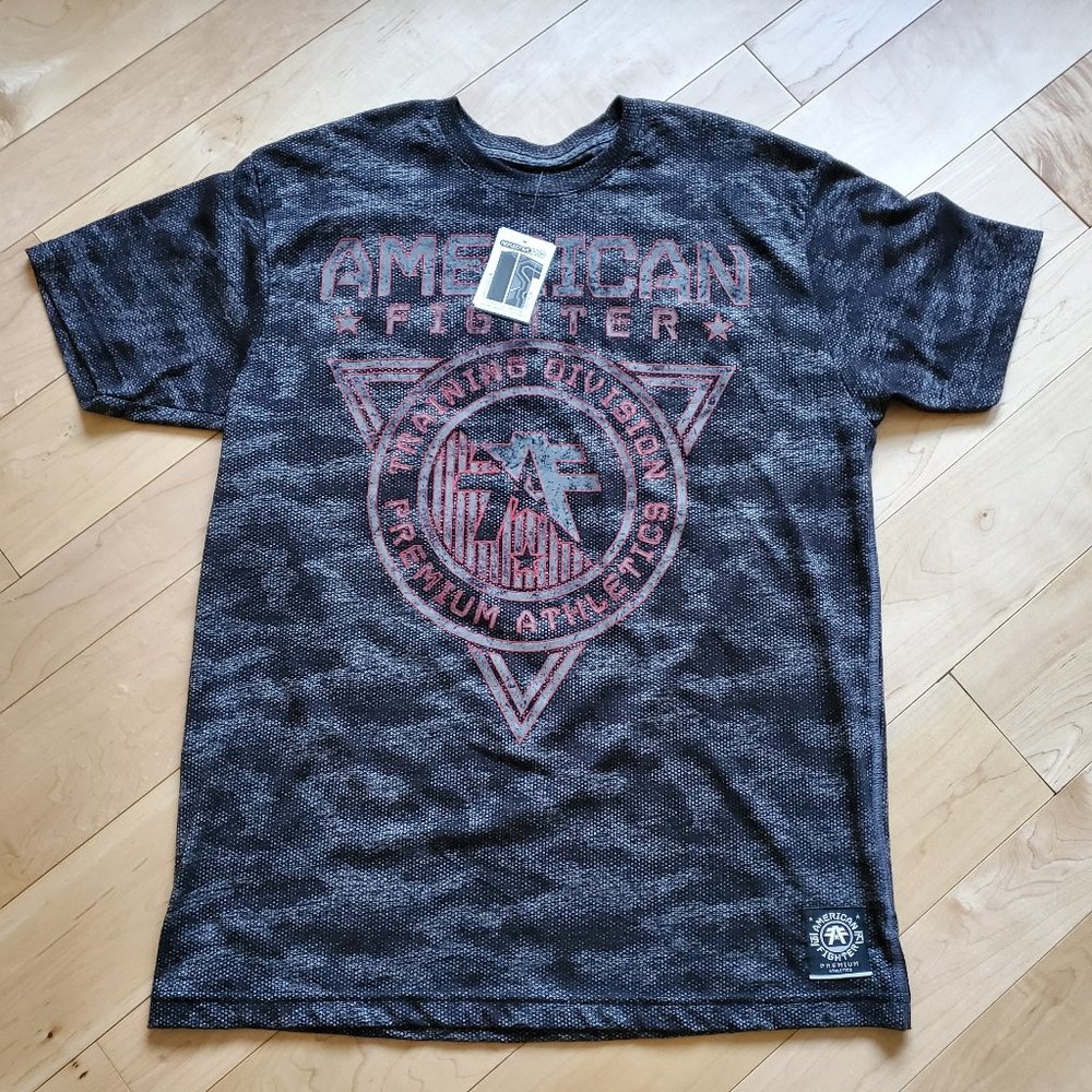 American Fighter Herzing TMT Reflective T-Shirt Men's T-Shirts in Black